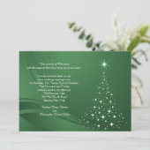 クリスマスの魔法と奇跡の瞬間ウェディング・インビテーション 招待状 (スタンド正面)