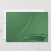 クリスマスの魔法と奇跡の瞬間ウェディング・インビテーション 招待状 (裏面)