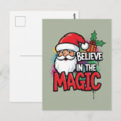 クリスマスの魔法に信じて ポストカード (正面/裏面)