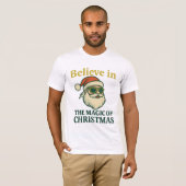 クリスマスの魔法に信じて 🎅 | Bella+Canva Tシャツ (正面フル)