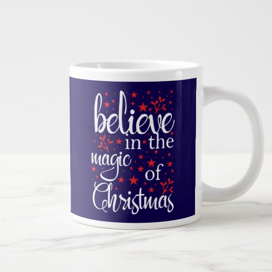 クリスマスの魔法に満ちた世界 ジャンボコーヒーマグカップ (右)