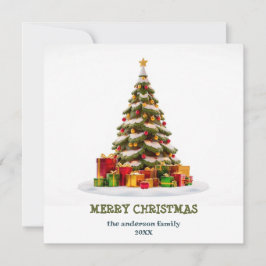 クリスマスの魔法のツリー, クリスマスカード