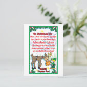 クリスマスの魔法のトナカイ シーズンポストカード (スタンド正面)