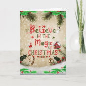 クリスマスの魔法をいつも信じて シーズンカード (正面)