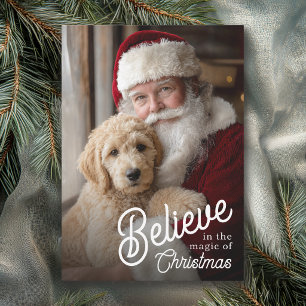 クリスマスの魔法を信じて ペット写真 シーズンカード