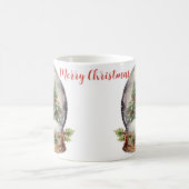 🎄クリスマスの魔法を振り払⛄ コーヒーマグカップ (中央)