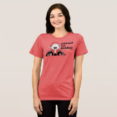 クリスマスの魔法を解き明かす トライブレンドＴシャツ (正面全面)