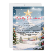 クリスマスの魔法を願って クリスマスカード