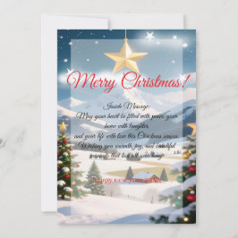 クリスマスの魔法を願って クリスマスカード