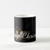 クリスマスの魔法使いのコテージ コーヒーマグカップ (中央)
