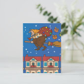 クリスマスの魔法使いBefana シーズンポストカード (スタンド正面)