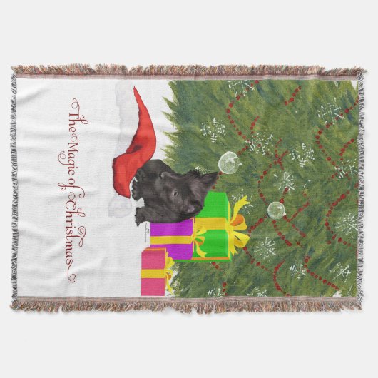 クリスマスの魔法 スローブランケット (正面)