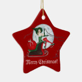クリスマスの魔法 セラミックオーナメント (右)