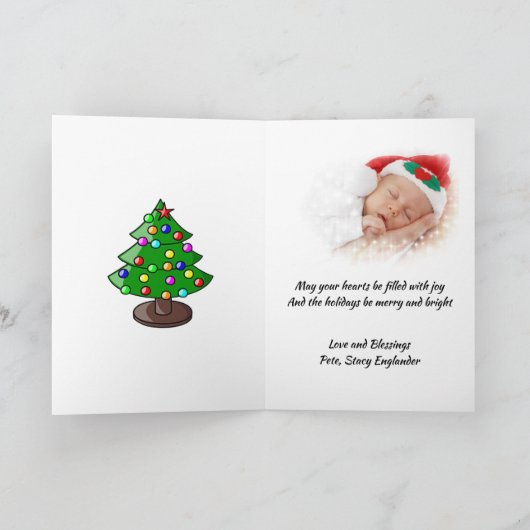 クリスマスの魔法 タイポグラフィ ツリー シェイプ, ZSSPG シーズンカード (内部)