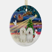 クリスマスの魔法 - ボロネーゼ (2) セラミックオーナメント (右)