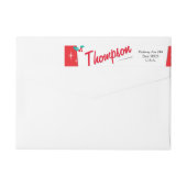 クリスマスの魔法 ラップアラウンドラベル (裏面)