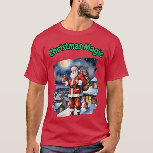 クリスマスの魔法 Tシャツ (正面)