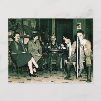 クリスマスの魚釣りカード シーズンポストカード