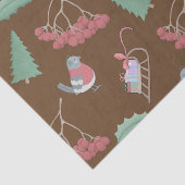 クリスマスの鳥とソリ 薄葉紙 (詳細)