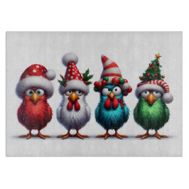 クリスマスの鳥のカッティングボード カッティングボード