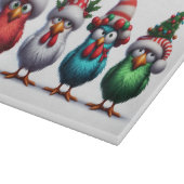 クリスマスの鳥のカッティングボード カッティングボード (角)