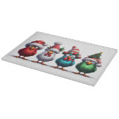 クリスマスの鳥のカッティングボード カッティングボード (角)