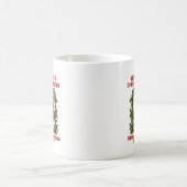 クリスマスの鳥の餌やりリスビュッフェ面白いマグカップ コーヒーマグカップ (中央)