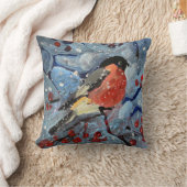 クリスマスの鳥 クッション (ブランケット)