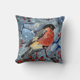 クリスマスの鳥 クッション