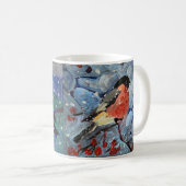 クリスマスの鳥 コーヒーマグカップ (正面右)