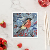 クリスマスの鳥 スタンダードカクテルナプキン (インサイチュ)