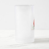 クリスマスの鳥 フロストグラスビールジョッキ (中央)