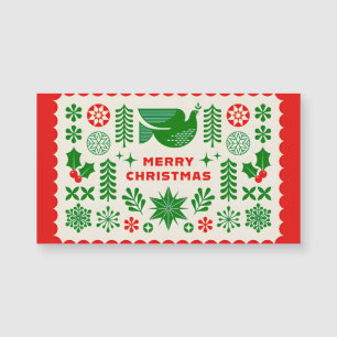 クリスマスの鳩とヒイラギの枝 🕊️🎄 フェスティブ