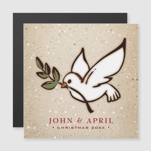 クリスマスの鳩 (正面/裏面)