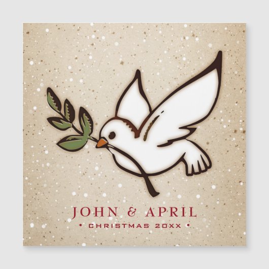 クリスマスの鳩 (正面)