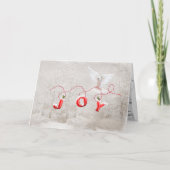 クリスマスの鳩 カード (正面)