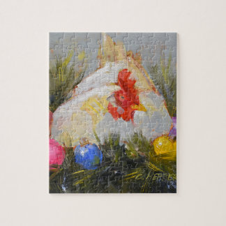 クリスマスの鶏 ジグソーパズル