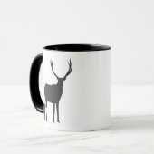 クリスマスの鹿の動物 マグカップ (正面左)