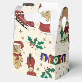 クリスマスの鹿、クマ、ネコ、くるみ割り フェイバーボックス (オープン)