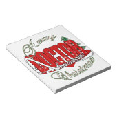 クリスマスの麻酔医 ノートパッド (アングル)