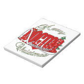 クリスマスの麻酔医 ノートパッド (回転)