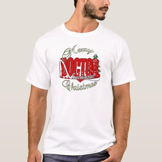 クリスマスの麻酔医 Tシャツ (正面)