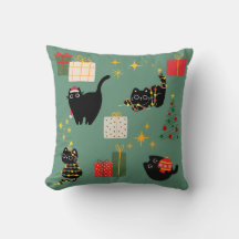 クリスマスの黒猫