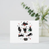 クリスマスの黒猫 シーズンカード (スタンド正面)