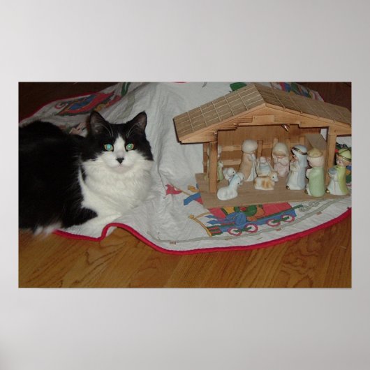 クリスマスの黒猫 ポスター (正面)