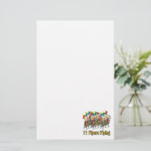 クリスマスの11日目にパイピングをする11頭のピーパー 便箋 (スタンド正面)