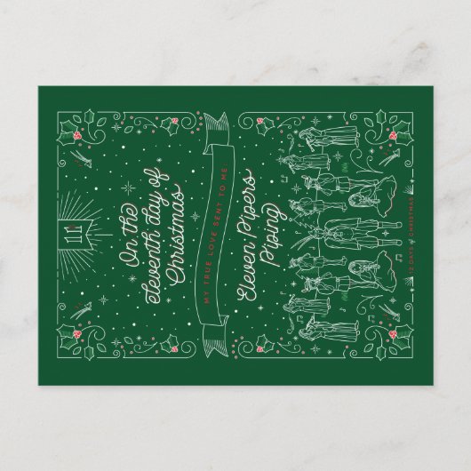 クリスマスの11日目/クリスマスポストカード シーズンポストカード (正面)