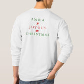 クリスマスの12の手紙 Tシャツ (裏面)