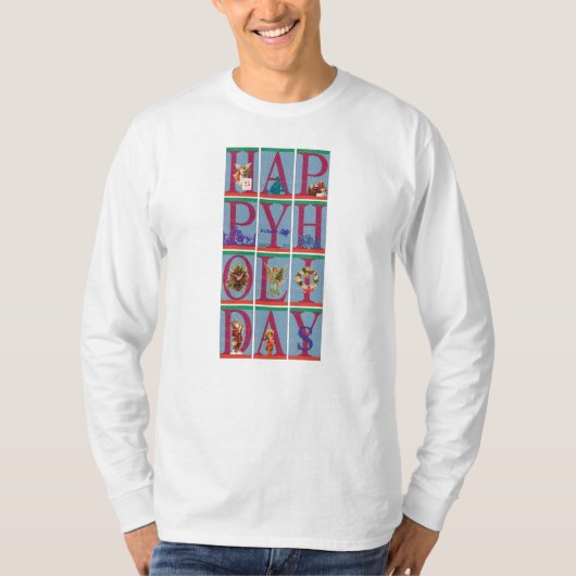 クリスマスの12の手紙 Tシャツ (正面)