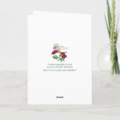 クリスマスの12匹の犬 シーズンカード (裏面)